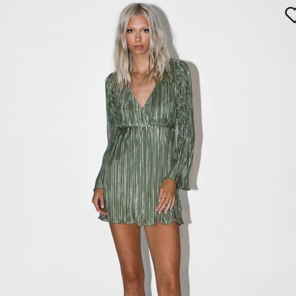 Princess Polly Cindie Mini Dress Green